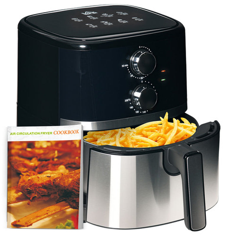 Air Fryer 1500W 4.5L Air Fryers Oven W/ Rapid Air Circulation and Timer Black