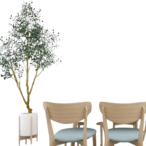 Olive Tree Fake Plant,Faux Olive Tree with Realistic Leaves and Fruits Olive Trees Artificial Indoor for Home Office