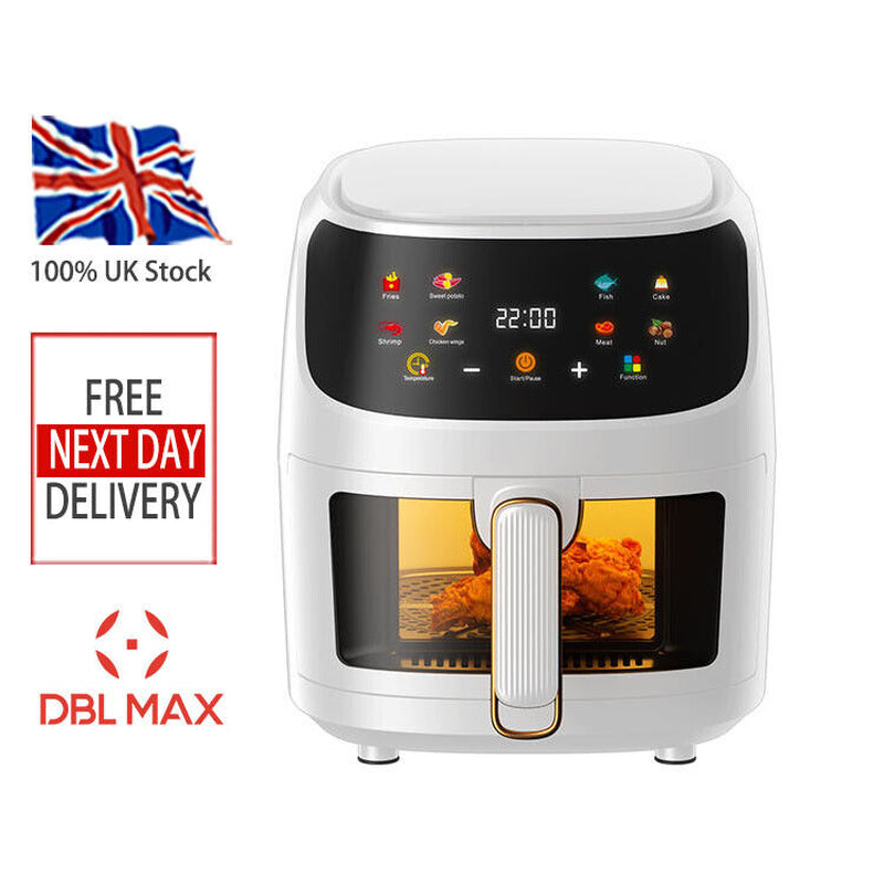 5L Air Fryer Transparent New Large Capacity Touch Screen Multifunction Mini Oven